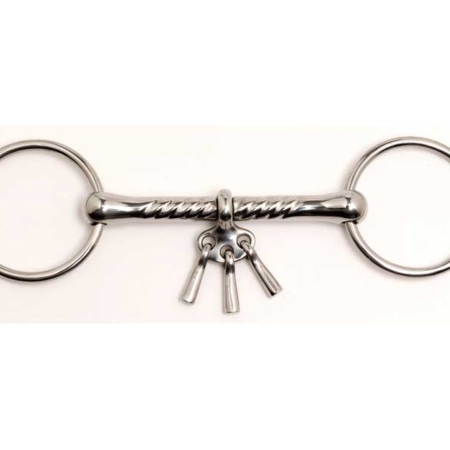 Zilco舌遊び付リングハミ