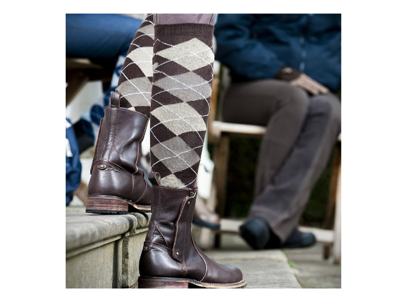 horzeホーリーチェック・サマーソックス