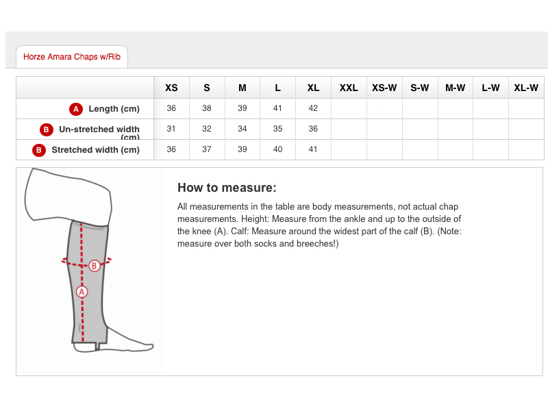 horzeシンセティック・チャップス