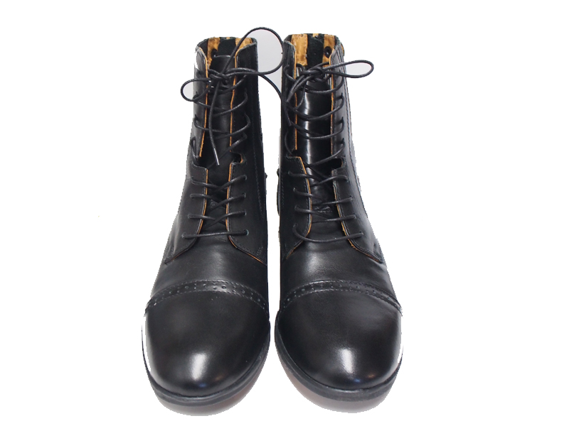 horzeハンプトン編み上げジョッパーブーツ - 画像 (2)