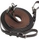 zilco馬車ハーネス手綱Sグリップ黒茶