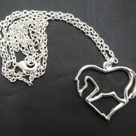 ホースハート・ペンダント・シルバー1