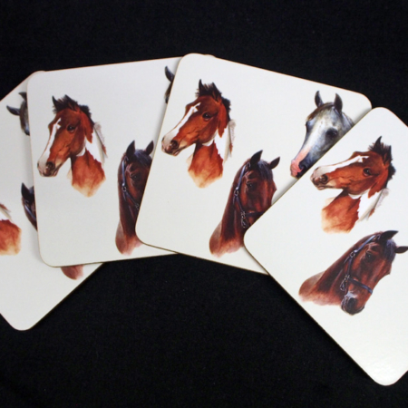 ホースポートレート・コースターセット