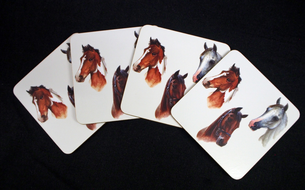 ホースポートレート・コースターセット