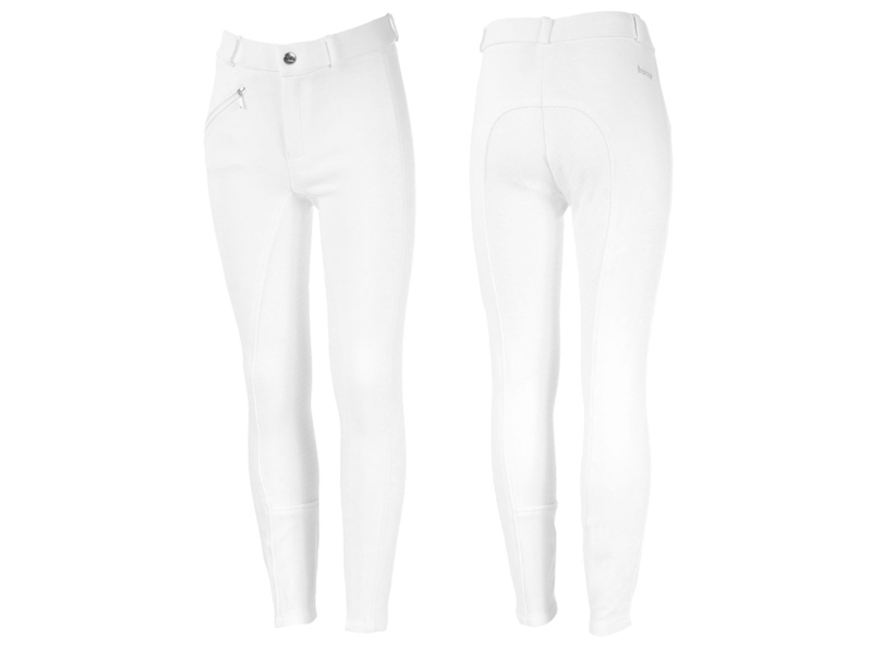 horzeジュニアアクティブ・シリコンフルシートブリーチ白