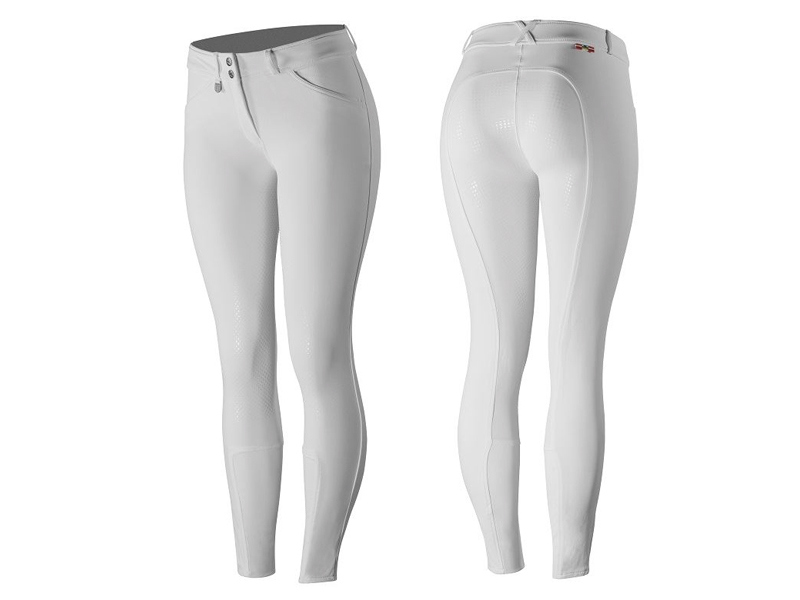 horze婦人GPシリコンフルシートブリーチ白