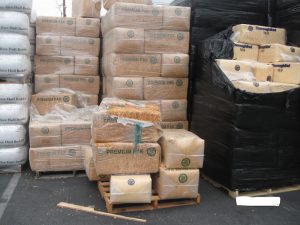 アメリカ乗馬用品店の餌