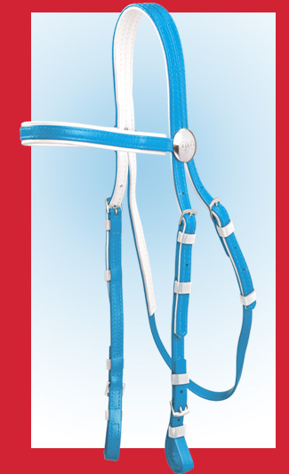 Zilco軽量白パット・レースブライドル天井部分 - 画像 (2)