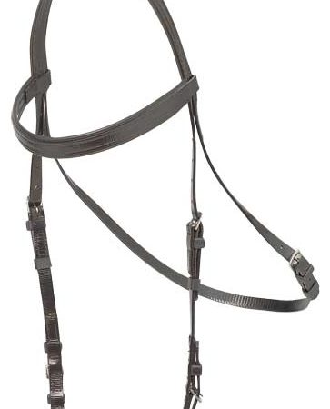 Zilco黒パット・調教用頭絡黒