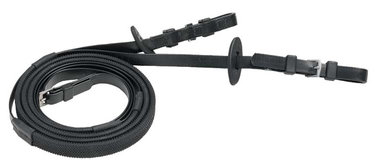 Zilcoレース用16mmスモールピンプルゴム手綱145㎝黒