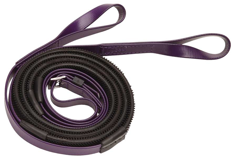 Zilcoレース用16mmスモールピンプルゴム・手綱 ループ145㎝紫
