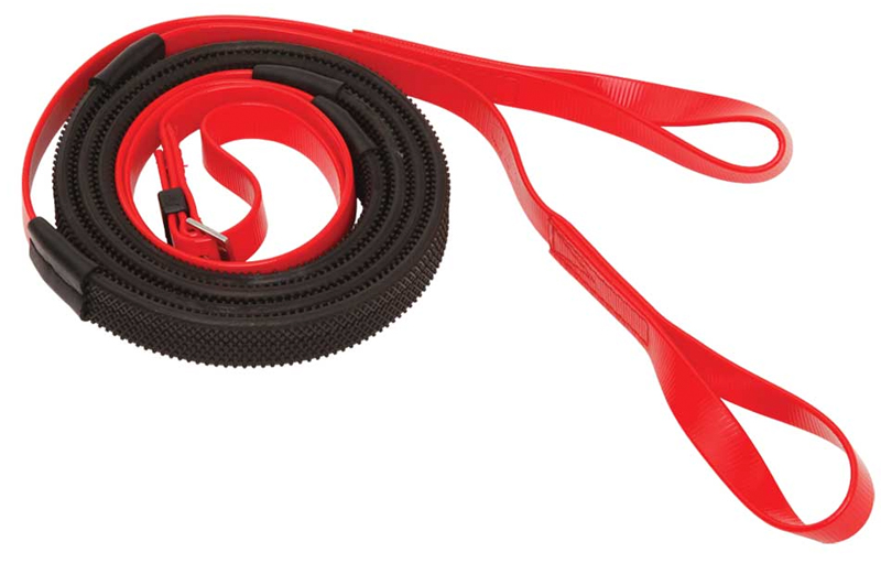 Zilcoレース用16mmスモールピンプルゴム・手綱 ループ145㎝赤
