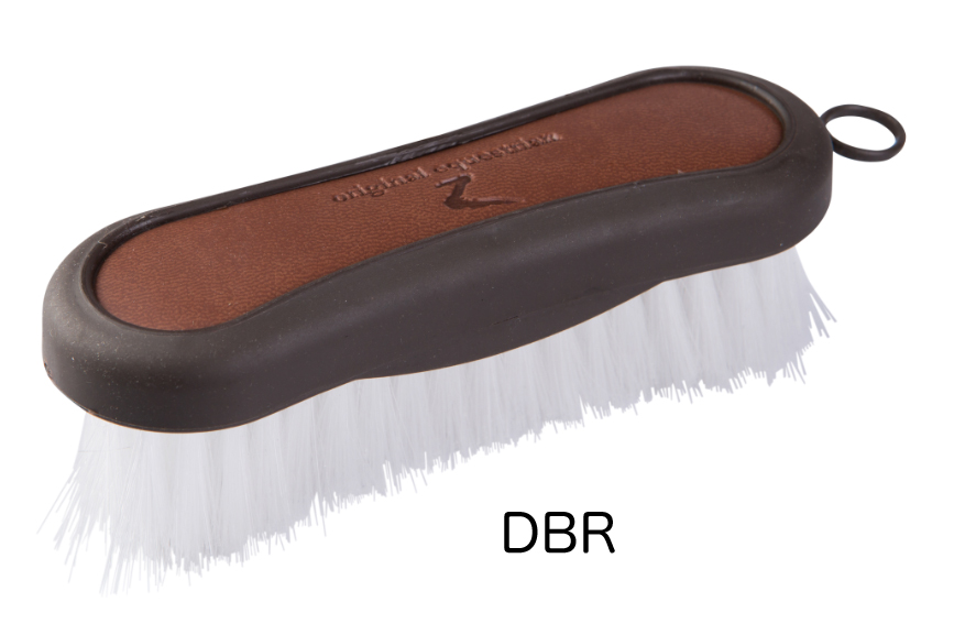 horzeマドックス・レザーハンドルフェイスブラシ