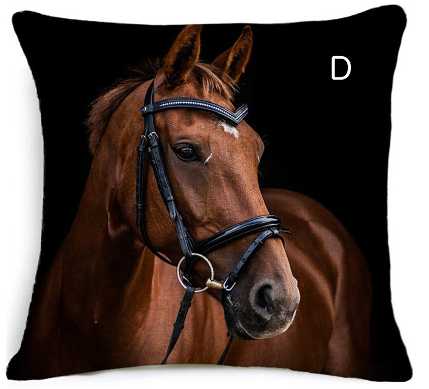 ホースプリントクッション