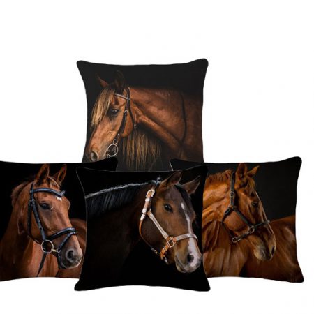 ホースプリントクッション