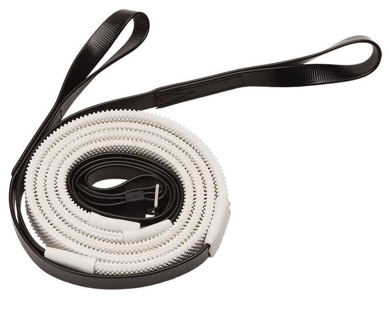 Zilcoレース用16mmスモールピンプル白ゴム手綱/ループ145㎝