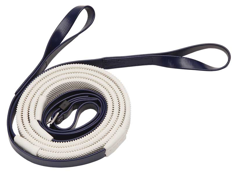 Zilcoレース用16mmスモールピンプル白ゴム手綱/ループ145㎝