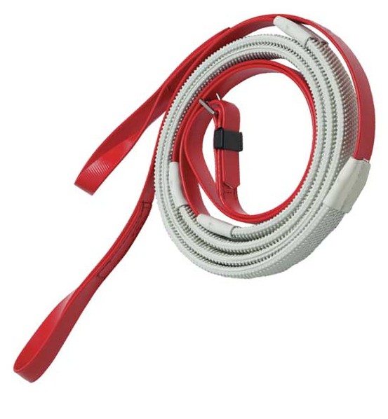 Zilcoレース用16mmスモールピンプル白ゴム手綱/ループ145㎝