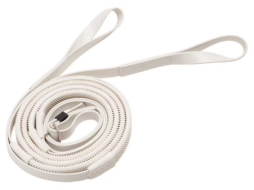 Zilcoレース用16mmスモールピンプル白ゴム手綱/ループ145㎝