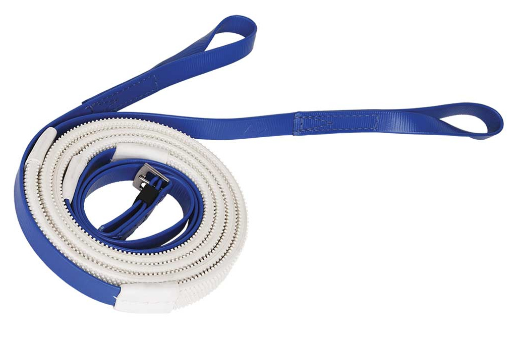 Zilcoレース用16mmスモールピンプル白ゴム手綱/ループ145㎝