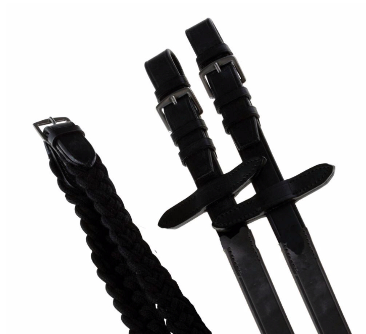 Saddlecraft革編み手綱