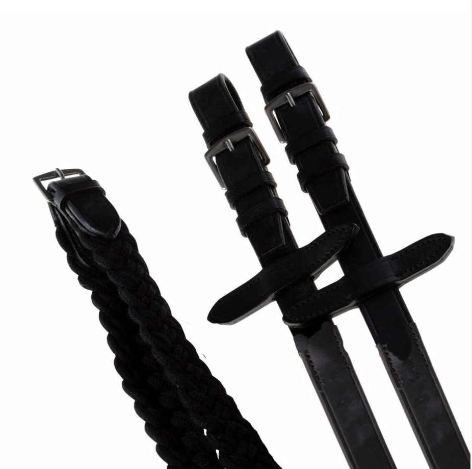 Saddlecraft革編み手綱