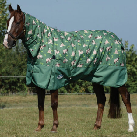 スポーツの種類乗馬乗馬用品 馬着 ネック付き WEATHERBEETA ナマケモノ