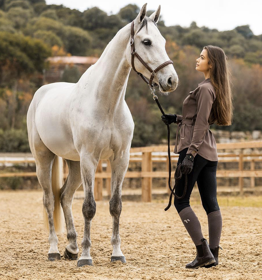 horze婦人GPIIシリコンフルシート・コットンブリーチ
