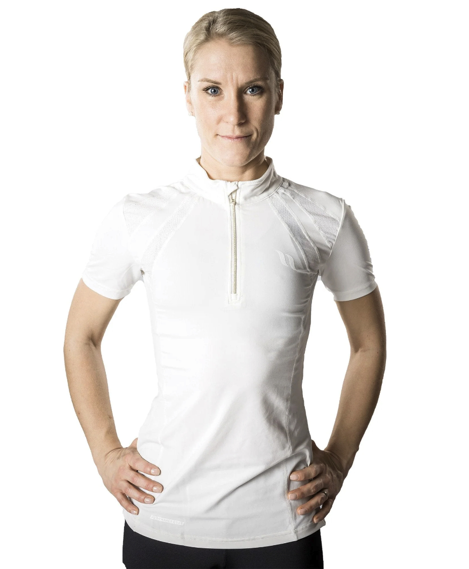 Back on Trackセラピック・オリビア・レディースハーフジップシャツ