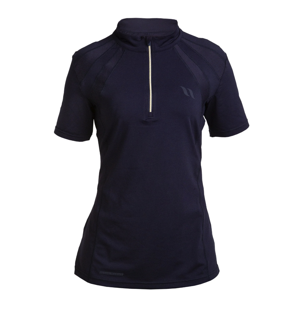 Back on Trackセラピック・オリビア・レディースハーフジップシャツ