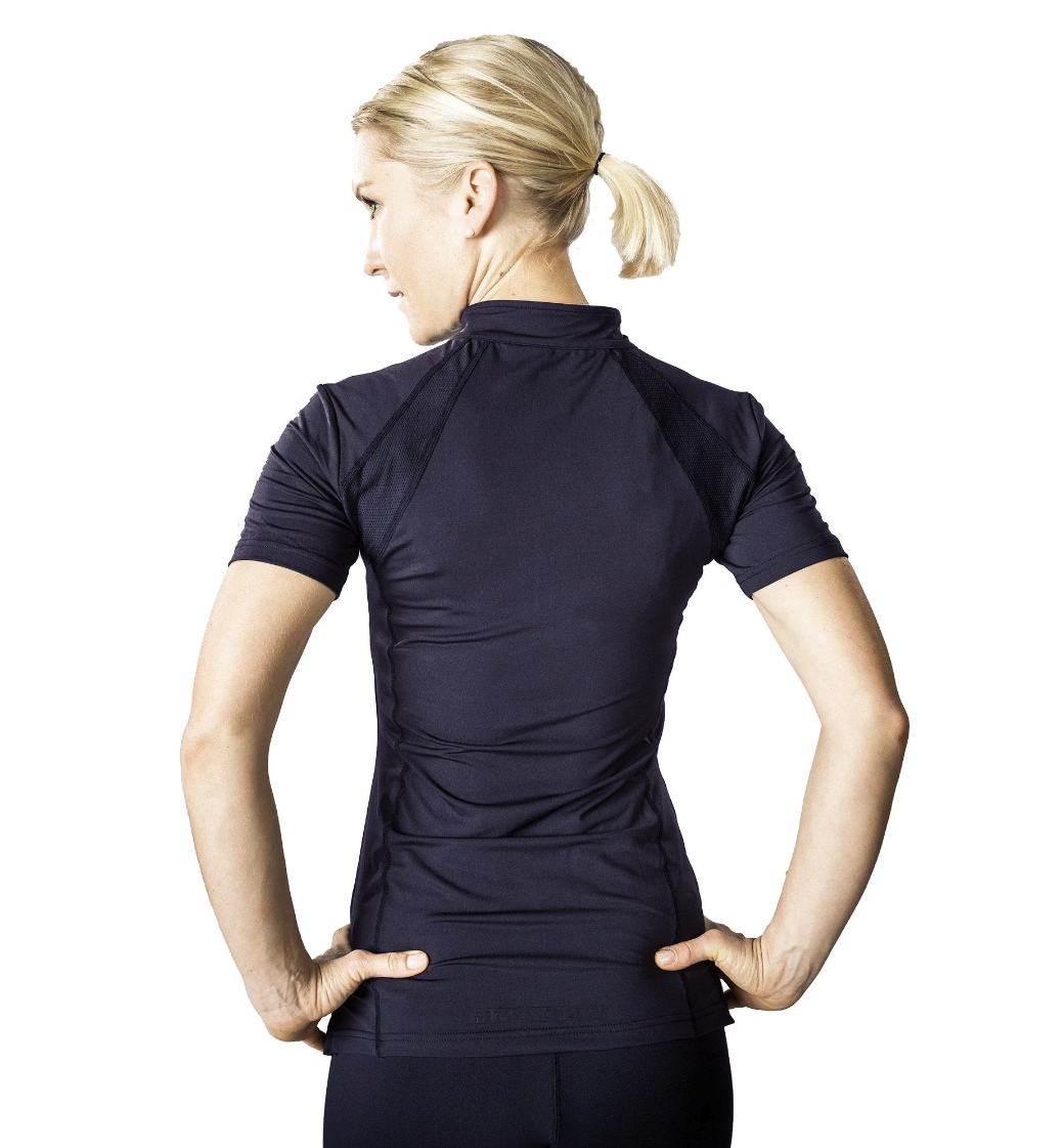 Back on Trackセラピック・オリビア・レディースハーフジップシャツ