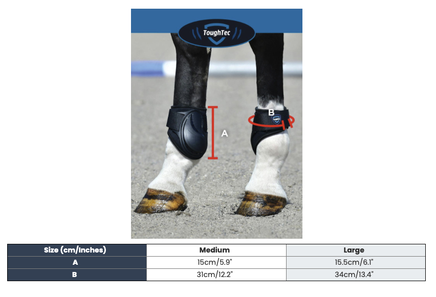 Weatherbeetaタフテック・タフテック・エッセンシャルオープンブーツ後肢(ペア) - 画像 (11)